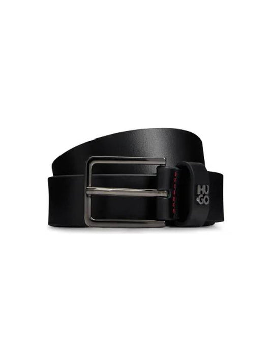 metal buckle leather belt - HUGO BOSS - BALAAN 1