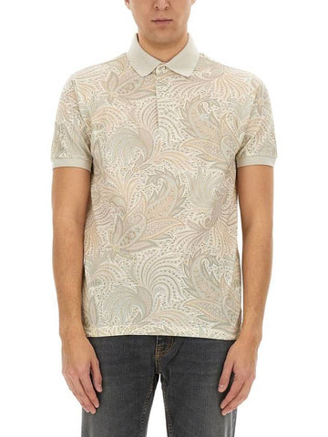 Etro Polo Shirt With Print - ETRO - BALAAN 1