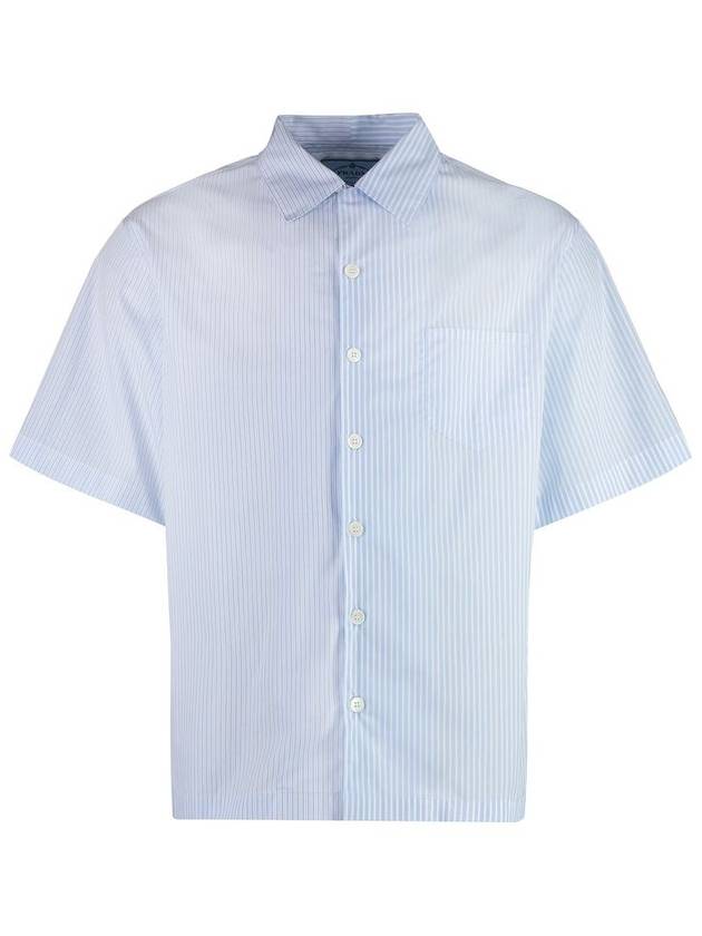 short sleeve shirt UCS406S212 14JS F0W81 BIANCO CIELO - PRADA - BALAAN 2