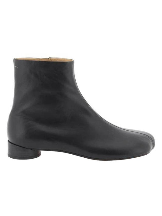 Leather Ankle Boots Black - MAISON MARGIELA - BALAAN 1
