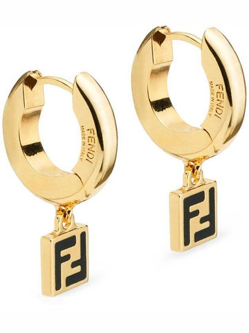 Women's Forever Earrings Gold - FENDI - BALAAN 1