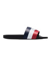 Basile Logo Three Stripes Slippers - MONCLER - BALAAN.