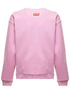 Flower logo printing brushed sweatshirt pink 2SW011 4ME 30 - KENZO - BALAAN 3