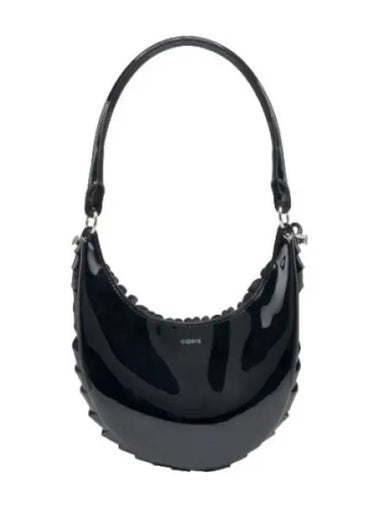 Mini Patent Petal Shoulder Bag Black - COPERNI - BALAAN 1