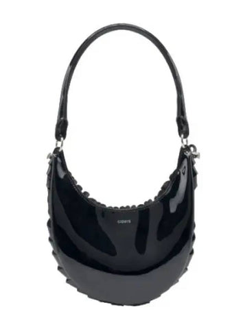 Mini patent petal shoulder bag black - COPERNI - BALAAN 1