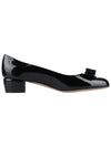 Vara Bow Patent Pumps Black - SALVATORE FERRAGAMO - BALAAN 5