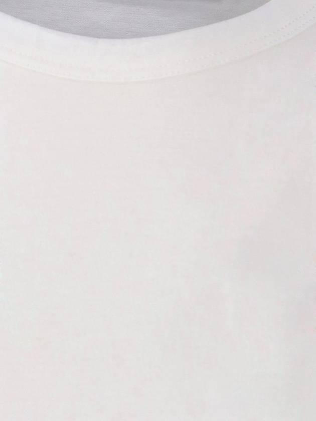 Logo Crew Neck Cotton Short Sleeve T-shirt White - JIL SANDER - BALAAN 6