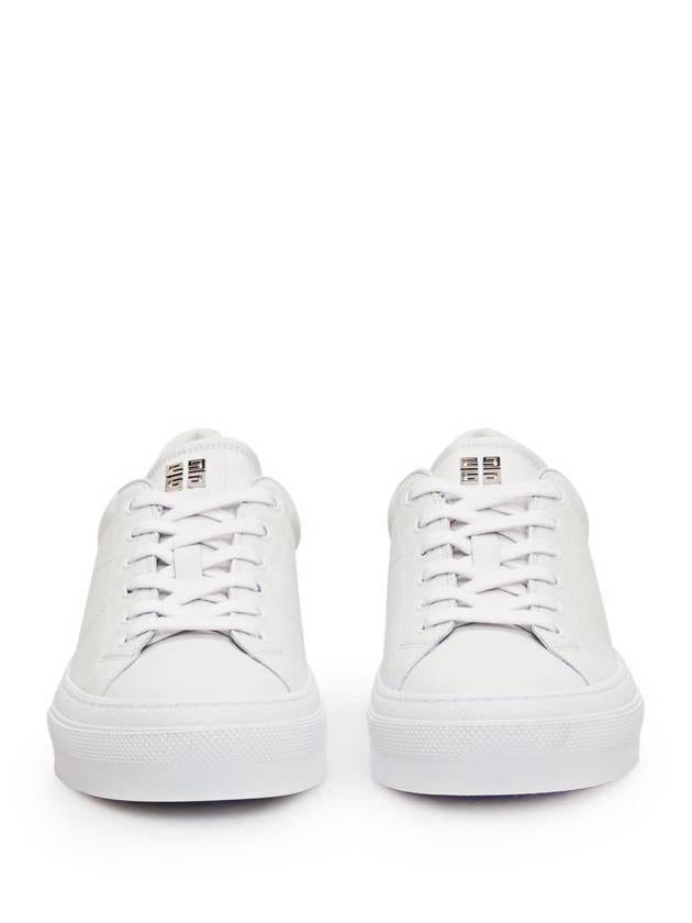 City Sport Leather Low Top Sneakers White - GIVENCHY - BALAAN 3