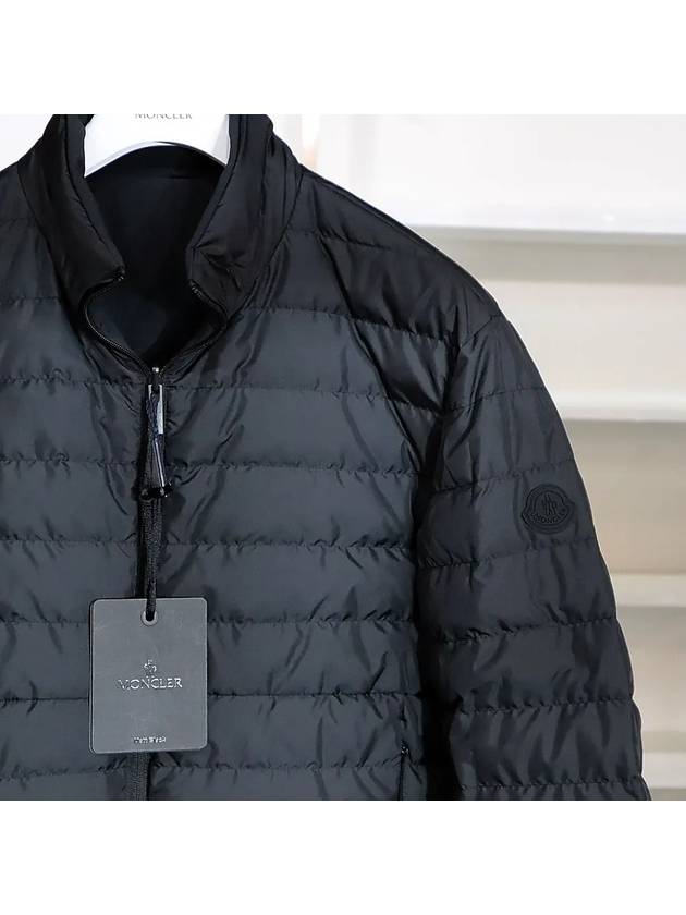 Ponset Reversible Logo Print Padding Black - MONCLER - BALAAN 5