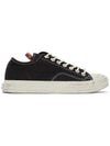 Ballow Tumbled Low Top Sneakers Black - ACNE STUDIOS - BALAAN 3