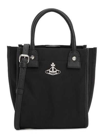 Fabric Small Teddy Tote Bag Black - VIVIENNE WESTWOOD - BALAAN 2