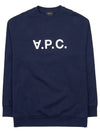 Eliot Logo Sweatshirt Navy - A.P.C. - BALAAN 11