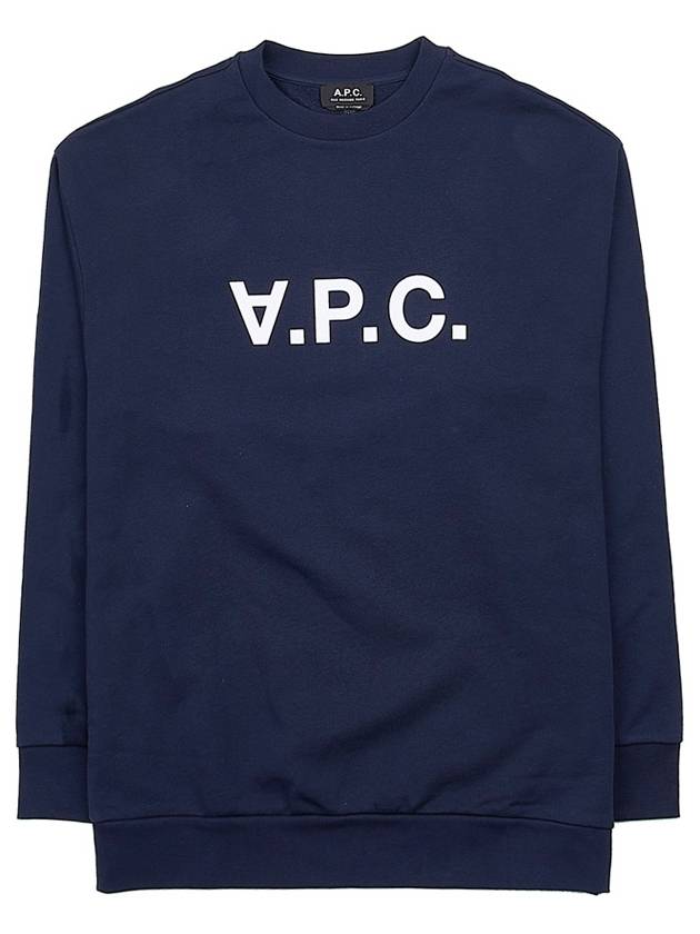 Eliot Logo Sweatshirt Navy - A.P.C. - BALAAN 11