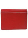 Monogram Trifold Card Wallet Red - BURBERRY - BALAAN 4