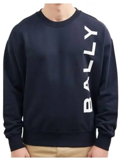 Logo Printing Sweatshirt Navy - BALLY - BALAAN 2