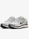 P 6000 Low Top Sneakers Coconut Milk Metallic Silver - NIKE - BALAAN 6