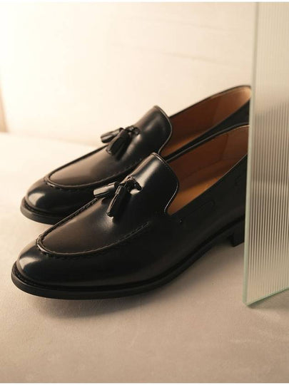 Miguel Tassel Loafers Black - FLAP'F - BALAAN 2