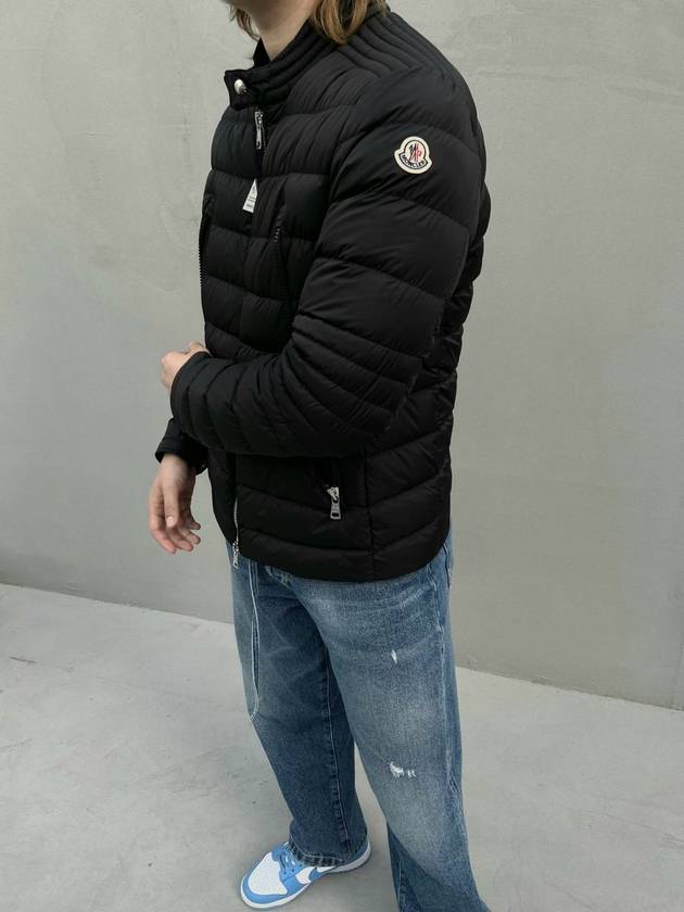 Amiot Short Down Padded Jacket Black - MONCLER - BALAAN 3