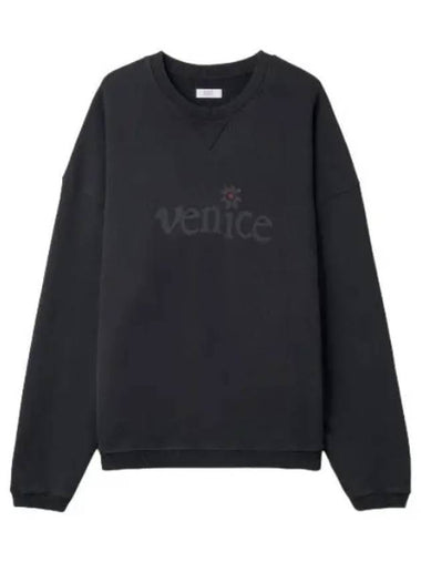 Venice Logo Sweatshirt Black - ERL - BALAAN 1