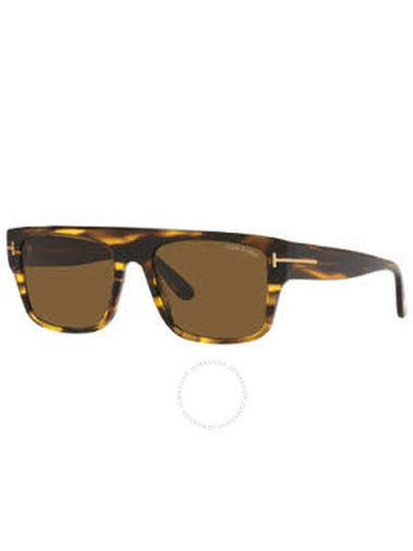 Tom Ford Dunning-02 Roviex Browline Men's Sunglasses FT0907 48J 55 - TOM FORD - BALAAN 1