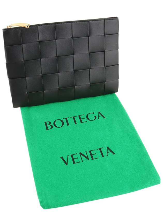 652931 Intrecciato Cassette Flat Pouch Clutch Medium 34279 2 - BOTTEGA VENETA - BALAAN 8