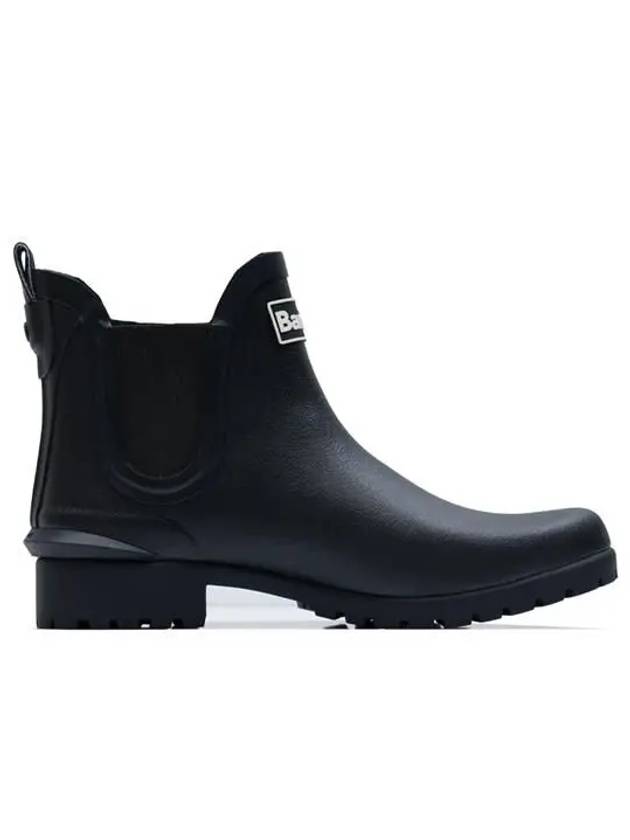 Wilton Wellington Chelsea Rain Boots Black - BARBOUR - BALAAN 4