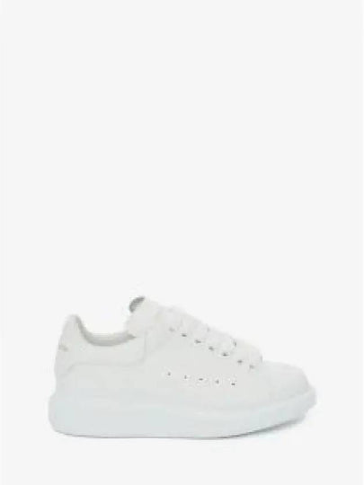 Oversized Leather Low Top Sneakers White - ALEXANDER MCQUEEN - BALAAN 2