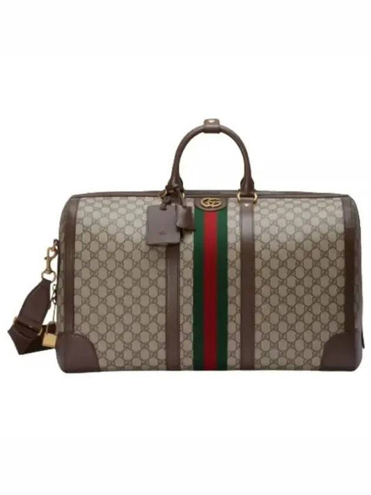 GG Savoy Large Duffel Bag Beige Brown - GUCCI - BALAAN 1