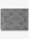 Monogram Shadow Multiple Half Wallet Grey - LOUIS VUITTON - BALAAN 4