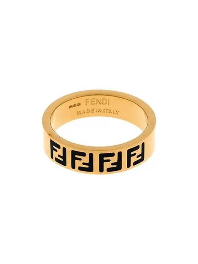 FF Logo Band Ring Gold - FENDI - BALAAN 6