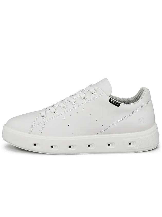 Women's Street 720 Leather Gore-Tex Low Top Sneakers White - ECCO - BALAAN 2