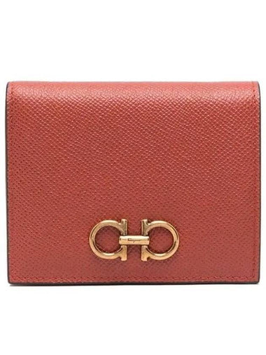 Salvatore Gancini Halfwallet Brown - SALVATORE FERRAGAMO - BALAAN 1