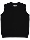 Basic wappen knit vest UNISEX BLACK TMFVN60209 - TRIMERE - BALAAN 3