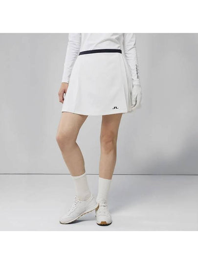 Women's Sierra Golf Pleated Skirt White - J.LINDEBERG - BALAAN 2