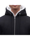 Classic Bunny Zip Up Hoodie White Lining Black - MOOSE KNUCKLES - BALAAN 11