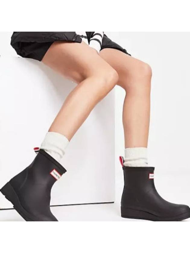 Original Play Short Rain Boots Black - HUNTER - BALAAN 3