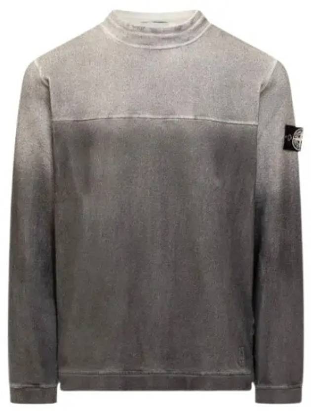 Recycle Organic Cotton Sweatshirt Grey - STONE ISLAND - BALAAN 2