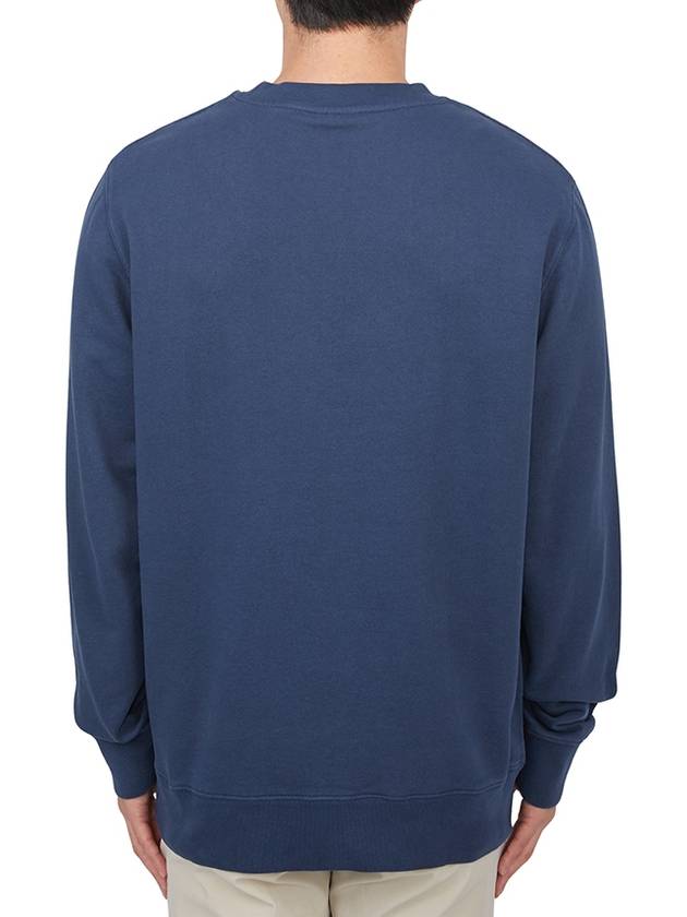 Chillax Patch Regular Sweatshirt Eclipse Blue - MAISON KITSUNE - BALAAN 4