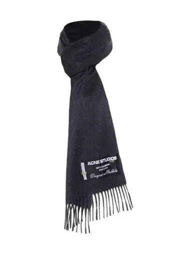 cashmere fringe scarf - ACNE STUDIOS - BALAAN 1