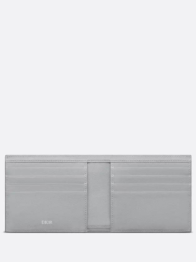 CD Diamond Canvas Half Wallet Grey - DIOR - BALAAN 3