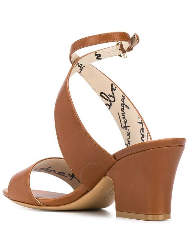 Women's Plain Wedge Sandals Heels Brown - SALVATORE FERRAGAMO - BALAAN 3