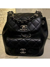 Duma One Pocket Backpack Small Black AS2908 - CHANEL - BALAAN 6