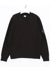 Lens Wappen Cotton Sweatshirt Black - CP COMPANY - BALAAN 3