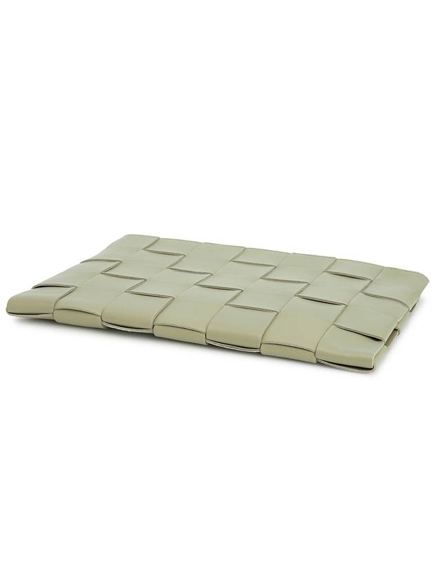 Cassette Intrecciato Medium Clutch Bag Travertine - BOTTEGA VENETA - BALAAN 5