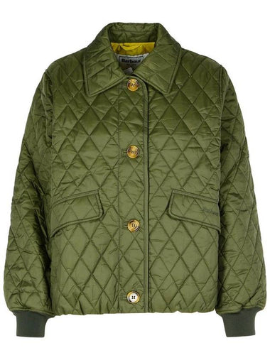 Barbour 'Alexa' Green Polyamide Jacket - BARBOUR - BALAAN 1