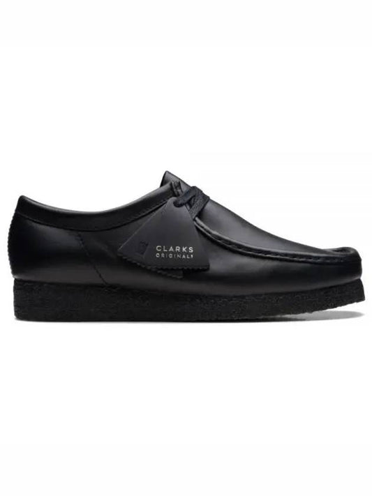 Wallabee Leather Loafers Black - CLARKS - BALAAN.