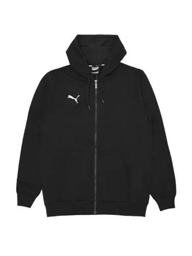 Team Goal Casual Zip Up Hoodie Black - PUMA - BALAAN 1