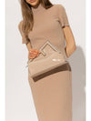 First Midi Clutch Bag Beige - FENDI - BALAAN 2