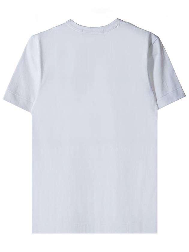 Women's Heart Short Sleeve T-Shirt AZ P1T085 051 WHITE - COMME DES GARCONS - BALAAN 2