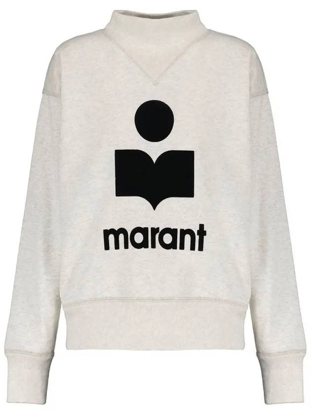 Moby Logo Print Sweatshirt Ecru - ISABEL MARANT - BALAAN 2